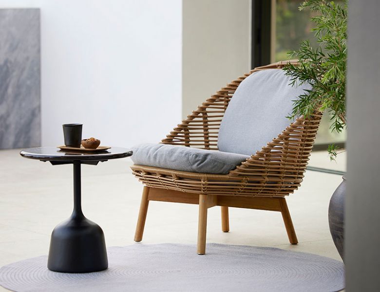 Cane-line Hive wicker lounge chair range available at Lee Longlands