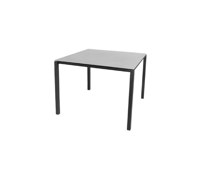 Pure 100cm Ceramic Table Concrete Grey