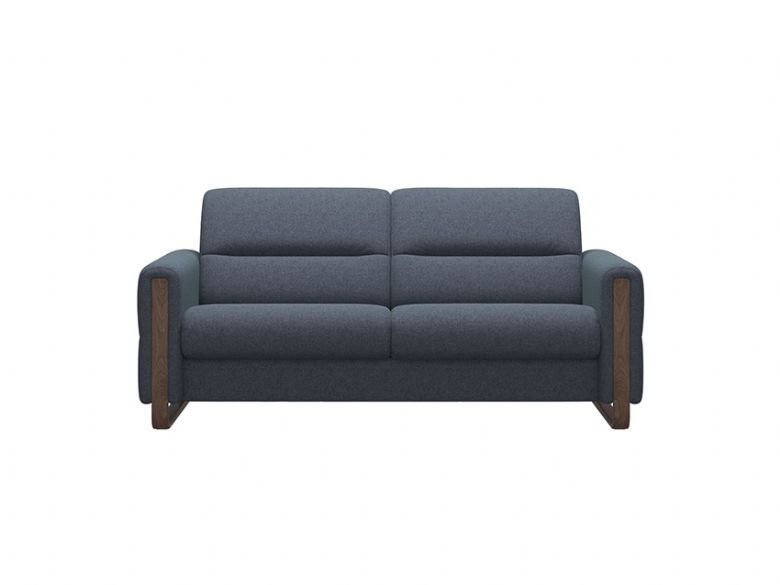 Fiona 2.5 Seater Sofa With Wooden Arm Shot 1_Calido_Blue