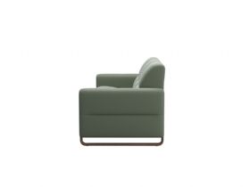 Fiona 3 Seater Sofa With Wooden Arms Shot 3_Batick_ThymeGreen