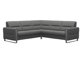 Stressless Fiona 4 Seater Corner Sofa With Steel Arms