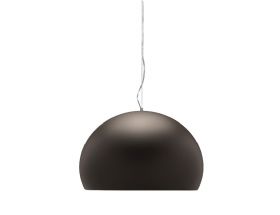 Fly by Ferruccio Laviani Big Varnished Brown Lamp