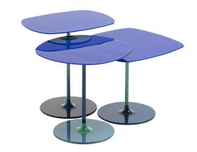 Thierry by Piero Lissoni Trio Coffee Tables Blue