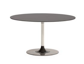 Thierry by Piero Lissoni Round Dining Table Grey