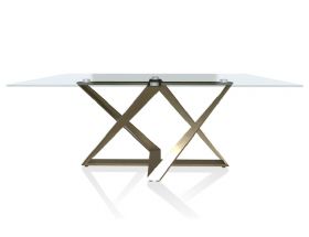 Millennium 180cm Fix Glass Table