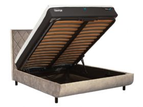 Tempur Arc Super King Ottoman Bed with Quilted Headboard 1