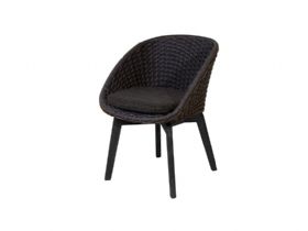 Dark Grey Chair W/ Aluminum Legs Shot 1 Dark Grey Focus