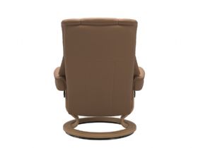 Stressless Mayfair Leather Recliner Chair And Stool Shot 4