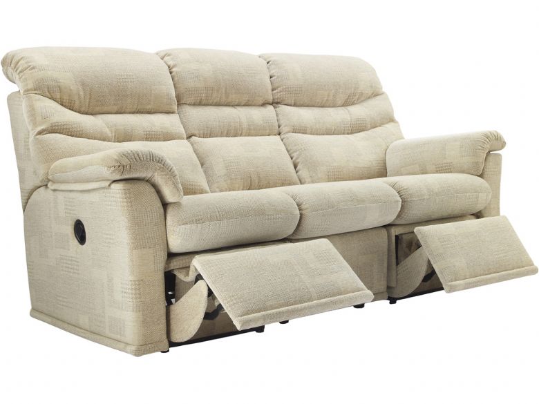 3 Seater Double Recliner Sofa