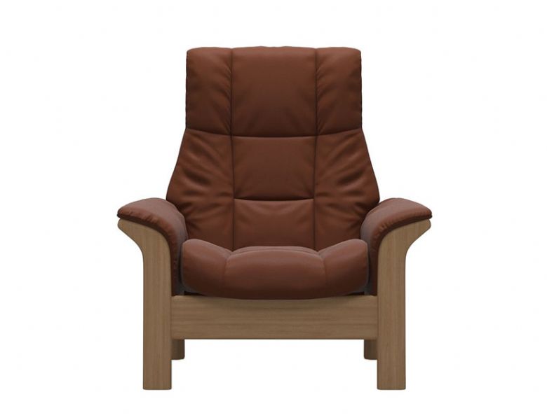 Windsor High Back Chair in Batick Brown
