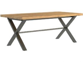 Yukon 190cm oak dining table