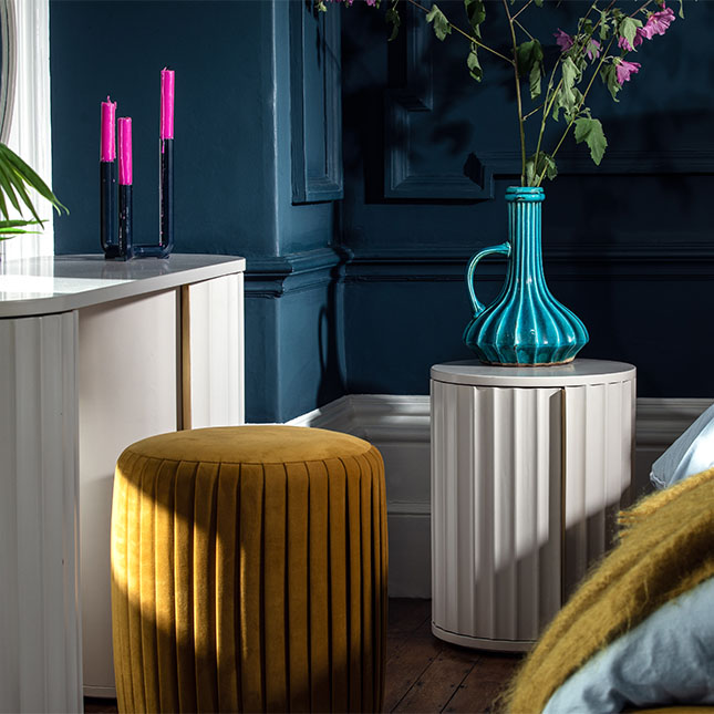 Rosie Bedside Table. Contemporary design.