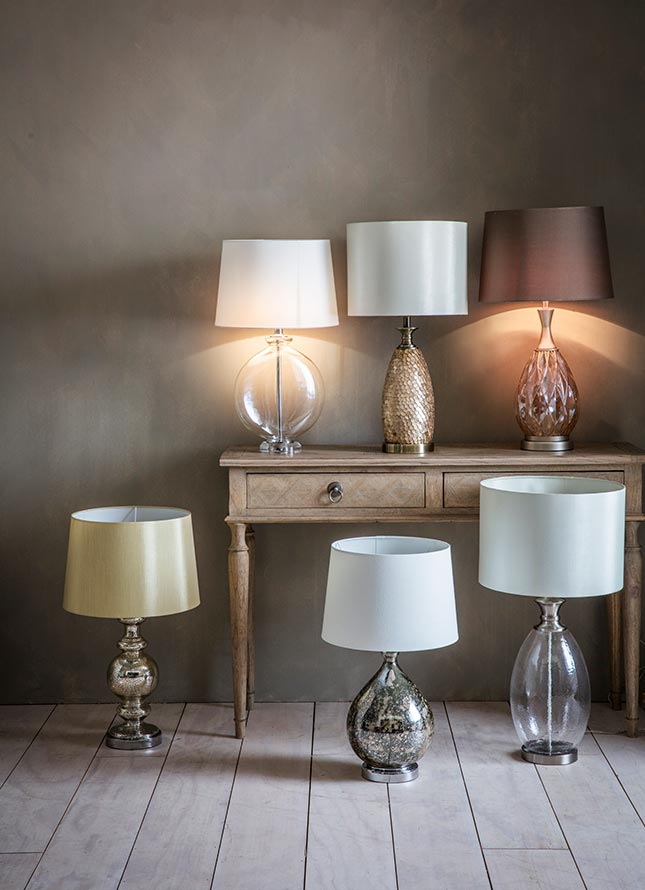Clarence and Lumley Table Lamps