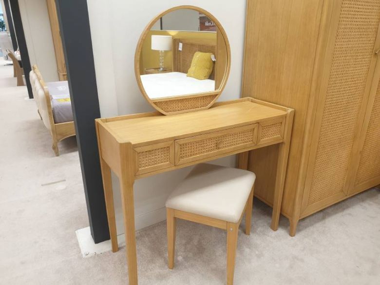 Java Dressing Table, Mirror and Stool