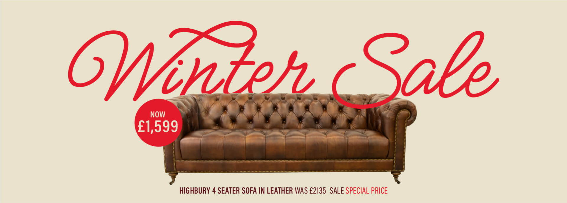 Highbury 4 Seater Sofa