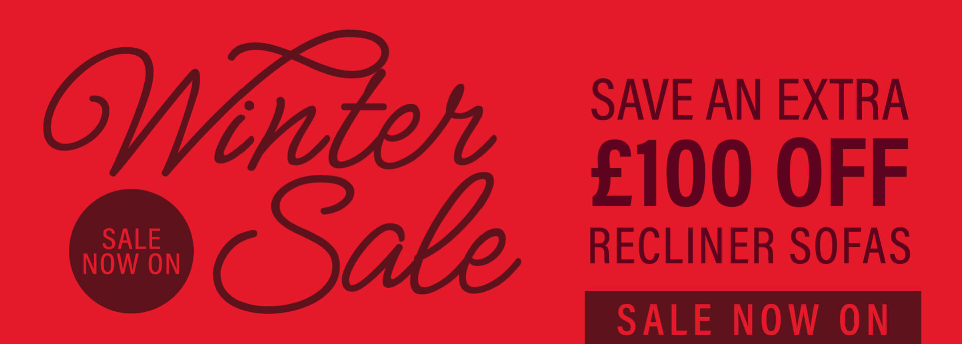 £100 off Recliners