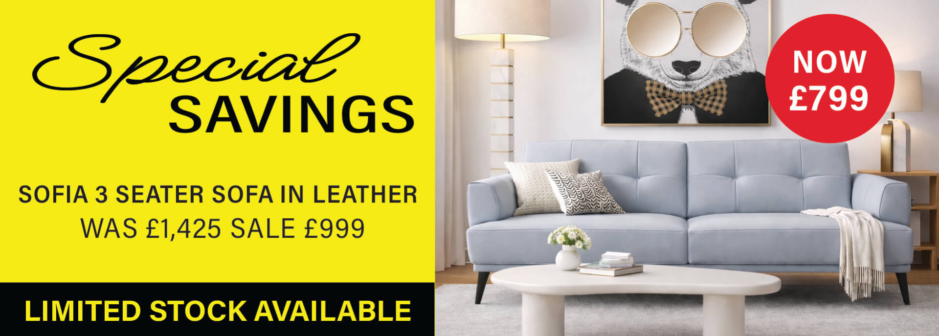 Special Savings Sofia Leather