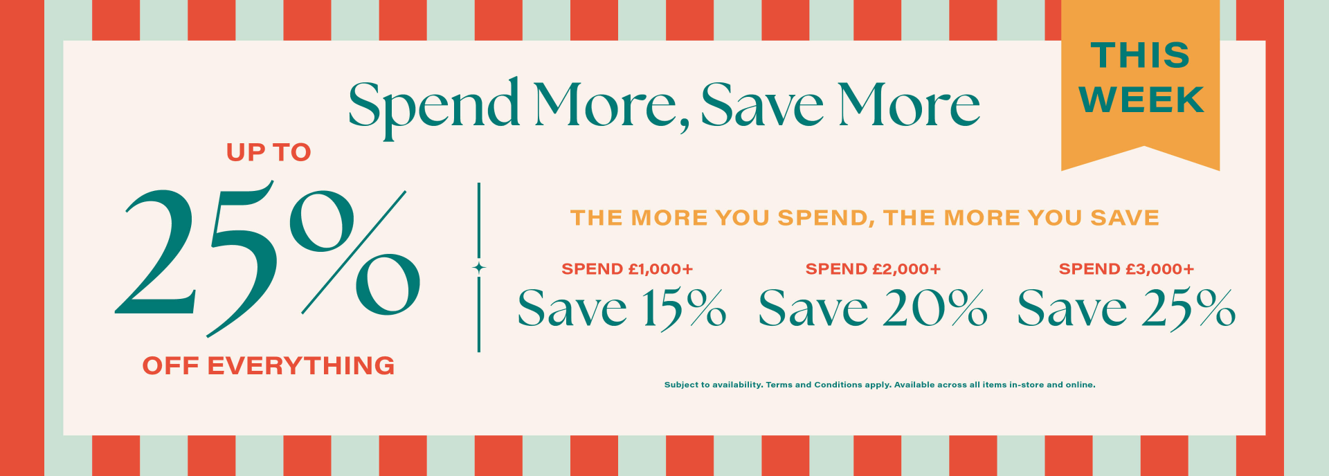 Up to 25% Off