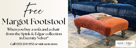 Spink & Edgar Margot Footstool